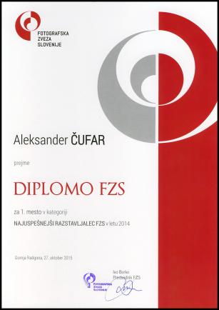 NAJ RAZSTAVLJALEC FZS 2014-B